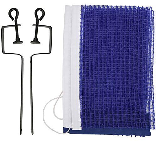 VGEBY Tischnetz, tragbar und robust, Tischtennis, Polyesterstoff und Metallhalterung, fr Garten und Fitnessstudio