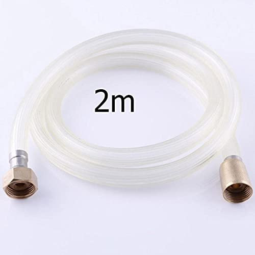 Tappeti Design PVC-Duschschlauch 1,5 / 2m Badzubehör GI / 2 Universalschnittstelle Flexibles Duschrohrrohr gegen Wicklung Für heiß und kalt-2m