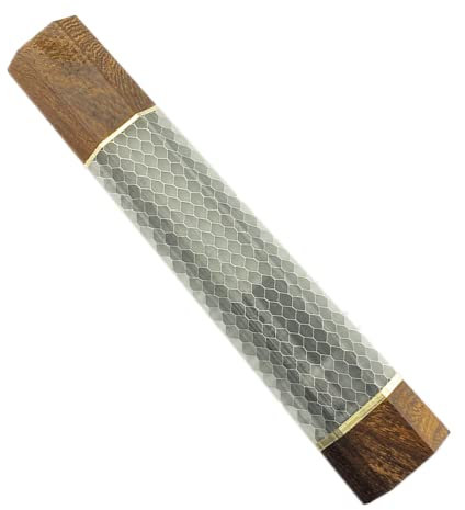 Aibote Honeycomb Resin Knife Handle Desert Ironwood Japanese-style Octagonal Handles Material Knife Making DIY Tool for Kitchen Chef Fish Filet Knife Outdoor Knives (7)