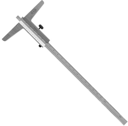 STEINLE 1643 Tiefenmeßschieber Tiefenmessschieber Tiefenlehre Nonius 200 mm