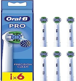 Oral-B Pro Precision Clean Aufsteckbürsten für elektrische Zahnbürste, 6 Stück