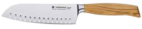 Zassenhaus Santokumesser 20 cm Edition Olive Kullenschliffmesser Küchenmesser