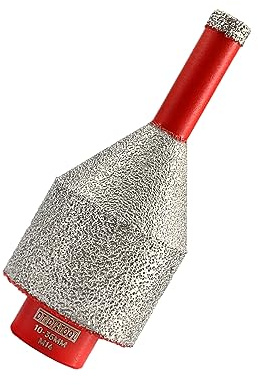 DT-DIATOOL Diamond Core Bit Diameter 10-35mm Milling Bit Chamfer Bit Integrated for Enlarging Polishing Holes on Porcelain Ceramic Granite Marble Countertop M14 Thread