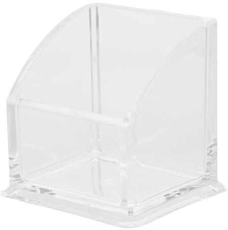 JECOMPRIS Organizer Box Für Schreibtisch Transparente Aufbewahrungsbox Für Make-up Visitenkarten Handys Und Teebeutel Und Langlebige Desktop Aufbewahrungslösung