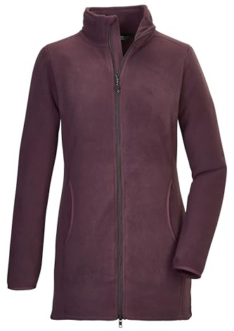 killtec Damen Teddy Fleecejacke mit Stehkragen KOW 110 WMN FLC JCKT, pflaume, 40, 41797-000