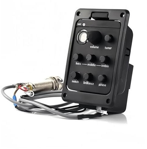 Chitarra acustica preamplificatore pickup con accordatore
