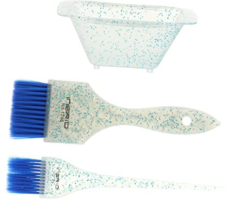 Vaguelly Haarfärbeschalen Satz Mit Salon Haarfärbepinsel Weiche Borsten Praktischer Griff Für Friseure Heimgebrauch Selbstgemacht Haarfärbe Tool