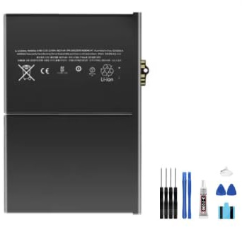 Batterie générique A1484 compatible avec iPad 5, 6, 7, 8, 9, 5, 6, 7, 8, 9, 8, 9, génération, A1822, A1823, A1893, A1954, A2197, A2198, A2199, A2200, A2428, A244. 29 A2 9 44444 44A2602 A2603 A2604