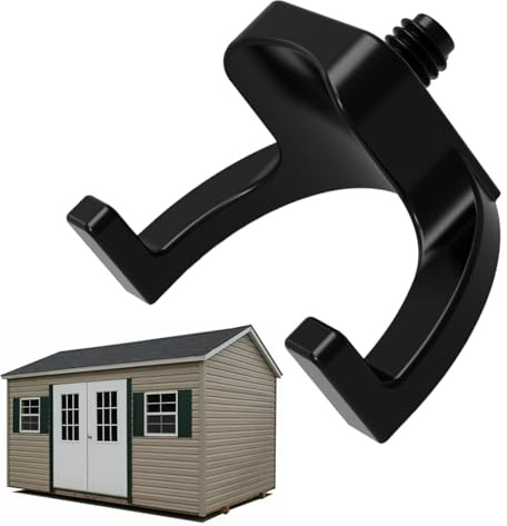 Lexsyn Ganchos Para Cobertizo | Ganchos Colgables Para Garaje | Accesorios Colgadores De Pared Para Organizar Hogar Jardín Terraza Exterior