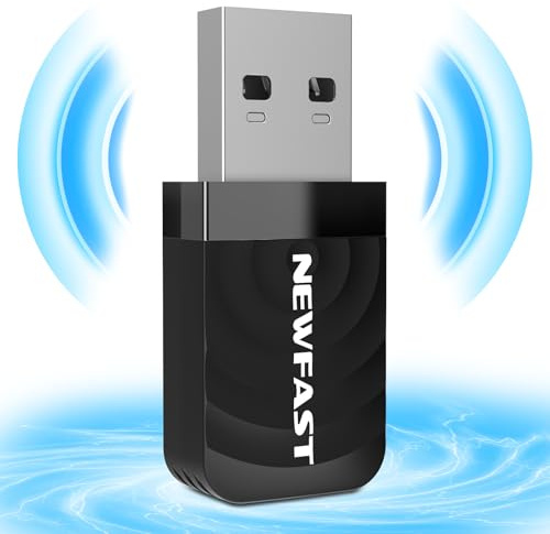 NEWFAST 1300Mbps USB WLAN Stick für pc,Dual-Band（2.4G/5G） WLAN Adapter PC,USB 3.0,MU-MIMO,Enthält CD-Treiber,Mini Design,Convenient to Carry,Only for Windows10/11/7/8/8.1,Mac OS 10.9-10.15