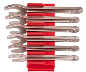 TEKTON Service Wrench Set with Modular Organizers, 6-Piece (19-24 mm) | WSE95200 | Made in USA