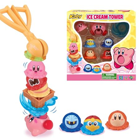 EPOCH Games - 7612 Kirby EIS Stapelturm, Party Spiel, Geschicklichkeitsspiel, Nintendo, Brettspiel für Kinder ab 4 Jahren