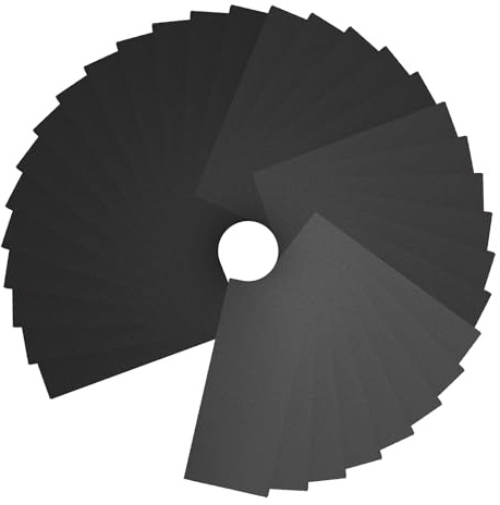 AXIOMIX Sandpaper 120–3000 Grit Assorted Pack – Wet & Dry Abrasive Sheets for Wood, Walls, Metal & Automotive Finishing.