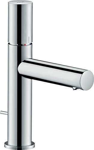AXOR Wasserhahn Uno (Armatur mit Auslauf Höhe 110 mm und Zugstangen-Ablaufgarnitur) Chrom
