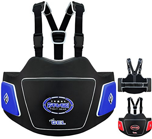 Farabi Body Shield Ribs Protector Guard Magskydd Coaching Magkudde träningssats