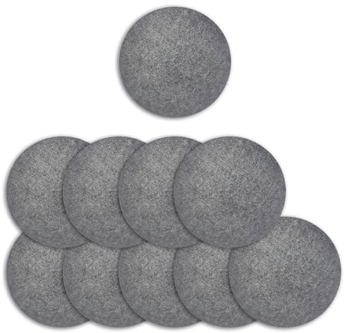 Untersetzer aus Filz, Tischuntersetzer rund - Untersetzer für Töpfe, Pfannen, Teller, Gläser, Schüsseln und Vasen (5, 20cm)