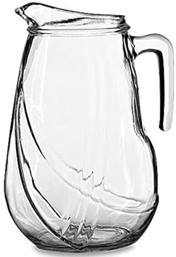 Caraffa in vetro bottiglia brocca da 2,5 litri per tavola cucina ristorante hotel vino cocktail elegante