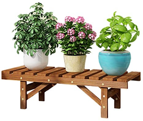Contenants et accessoires pour plantes Banc De Balcon En Bois Jardinière Étagère À Fleurs Échelle Intérieure Support De Pot De Fleur Au Sol De Salon Combinaison Arbitraire, Support De Fleurs Beau Et P