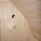 Home Deluxe - Outdoor Fasssauna Lahti XL - Maße: BxTxH: ca. 195 cm x 192 cm x 220 cm, Holz: Fichtenholz - inkl. Saunaofen und Saunazubehör I Gartensauna, Außensauna, Sauna Fass für 6 Personen