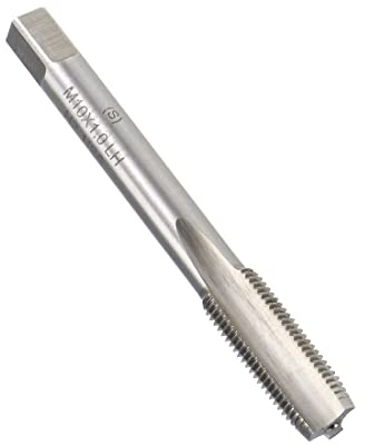 PATIKIL M10 x 1 Vite Filo Maschiatura, 1pz Filettatura Maschi Sinistra Mano Metrico Macchina H2 3 Scanalature Alta Velocità Acciaio