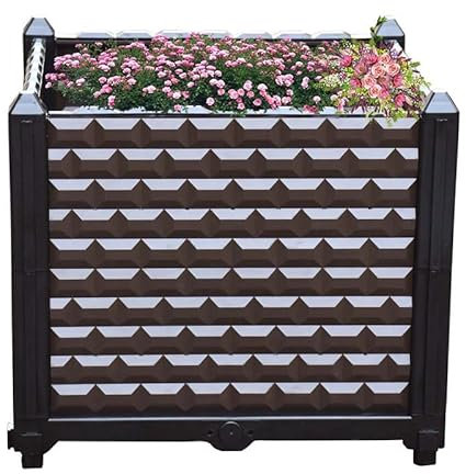 YSUEFIJO Potager de Jardin Surélevé, Lit de Culture pour Légumes Fleurs, Utilisable comme Composteur, Bac à Fleurs, Bac à Sable, pour Le Jardin la Terrasse ou Le Balcon (1 Set)