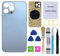 Perzework OEM Rear Cover Back Glass Replacement for iPhone 13 pro max 6.7 inch All Carriers with with Installment Manual and Professional Repair Tool Kits（Sierra Blue