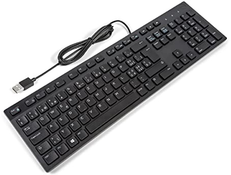 Dell KB216 SWISS Slim Office Multimedia Keyboard BLACK