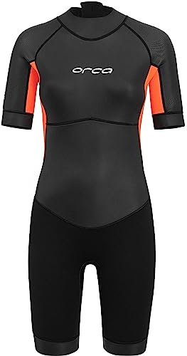 Orca Openwater Vitalis Shorty Neoprenanzug Damen Farbe schwarz/orange, Größe S