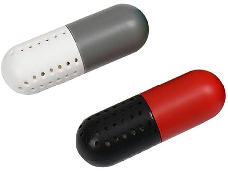 Healifty 2 Pezzi Di Scarpe Scarpe Da Ginnastica A Forma Di Capsula Armadio Strumento Di Deumidificazione Eliminatori Di Odori Di Scarpe Odore Busterz Armadio Auto Zeolite