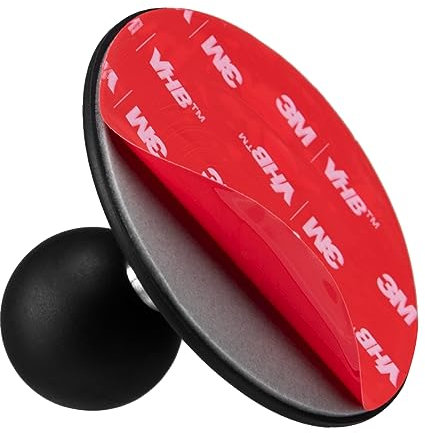 FANAUE SC-03ES Base Adaptadora de Montaje de Bola Soporte de Coche con lámina Adhesiva Soporte Compatible con Ram Mounts B tamaño Brazo de Doble Casquillo y Soporte para teléfono móvil de Moto Bici