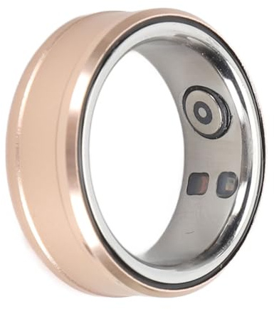 ciciglow Smart Ring, BT 5.1 NFC Smart Ring Health Tracker Monitoreo de la Temperatura Corporal del Sueño Contador de Pasos, Dispositivo Portátil Inteligente, Control Remoto Bluetooth Page
