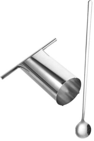 PRETYZOOM Perforatore Anguria in Acciaio Inox 304, Utensile Taglia Melone Medio Mixer Interno, per Uso Festa Tropicale e Estrazione Rapida Polpa, Set 2 Pezzi