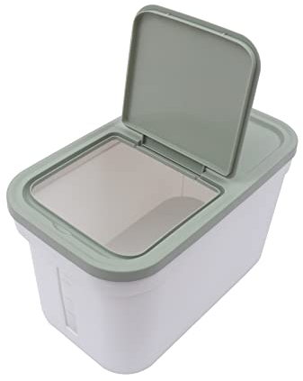 ACROSSPART Contenitore per riso da 10 kg, 10 l, 39 x 24 x 25 cm, 100% ermetico, grande contenitore per alimenti, contenitore ermetico