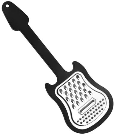 Rallador de verduras de mano,Rallador de queso de mano | Rallador de queso de metal con forma de guitarra inoxidable | Trituradora de pulpa de frutas y verduras de metal para utensilios de cocina de p