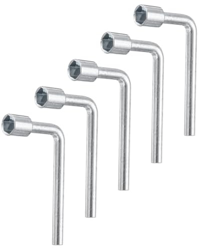 QUARKZMAN 5 Piezas Llave De Vaso Hexagonal En Forma De L 11mm Métrica De Acero Al Carbono De Un Extremo Para Reparaciones Generales Tubería Bicicleta Mantenimiento De Coche Bricolaje