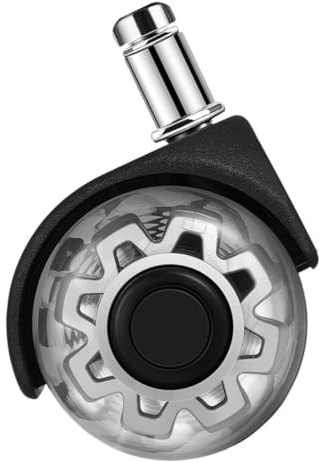 Angoily Roulettes De Chaise De Bureau Pour Moquette Remplacement Silencieux Vibrations Compatibles Avec Fauteuils Et Chaises Gaming