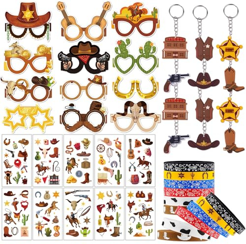 Western Cowboy Partygeschenke Rodeo Geburtstagsartikel für Miniatur | Western Cowboy Partygeschenke Rodeo Geburtstagsartikel für Miniatur Pferdespielzeug Stroh Silikonarmband Schlüsselanhänger