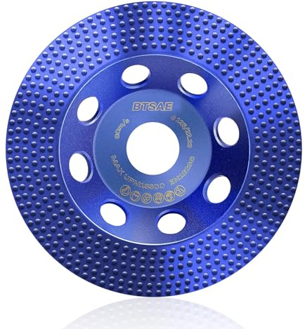 Diamantschleiftopf 125 mm x M14, Diamantscheibe mit einem Ring aus industriellen Diamantkörnern, Diamantschleifscheibe für Beton, Stein, Farbe, Fassadenfarbe, Fliesenkleber & Beschichtungen