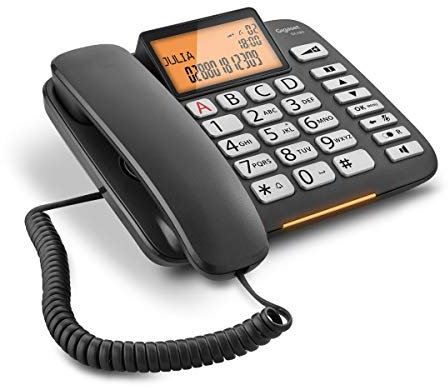 Gigaset DL580 Téléphone filaire Noir [Version Française]