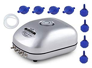 Hailea ACO-9610 Set Membranpumpe Teichbelüftung Teichbelüfter Luftpumpe