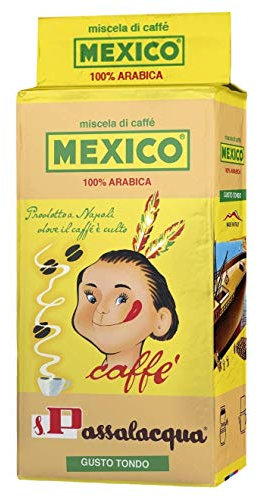 CAFFÈ PASSALACQUA MEXICO - GUSTO TONDO - 100% ARABICA - PACCHETTO 250g MACINATO