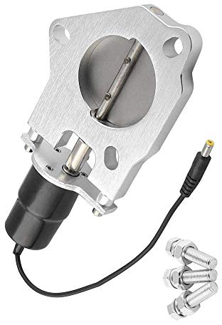 Riloer Ritaglio di scarico elettrico, uscita motore valvola E-CUT 76 mm (3 pollici) Ritaglio tubo di scarico elettrico in acciaio inossidabile