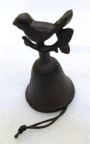 Idellia Tischglocke, Vogel, aus Gusseisen