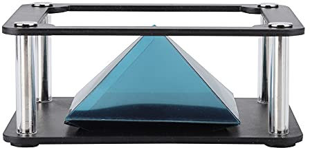 Projecteur Pyramidal Holographique, Présentoirs Holographiques 3D, Hologramme de Smartphone de 3,5 à 6 Pouces pour L'affichage de Produits d'entreprise, Interaction de Dessin animé (Cylindrique)