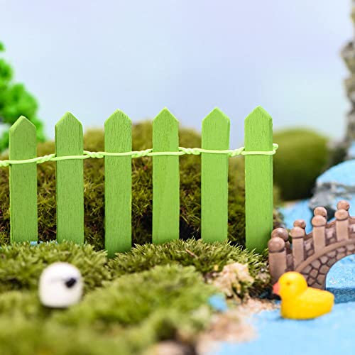 Miniatur Zaun Gartenzaun 3Pcs Holzzaun Deko Gartenzaun Miniatur Zaun Holz Kleiner Holzzaun Zaun Grenze Mini Zaun Deko 90 * 5cm für Fee Garten DIY Deko Kleiner Holzzaun