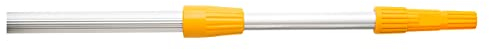 HARDY WORKING TOOLS Aluminium Teleskopstange mit Aufnahme für Malerwalzen 1,1 m - 2 m, Teleskop-Verlängerungsstange, Teleskopstiel, Teleskopstab, Halter für Maler- und Renovierungswerkzeuge