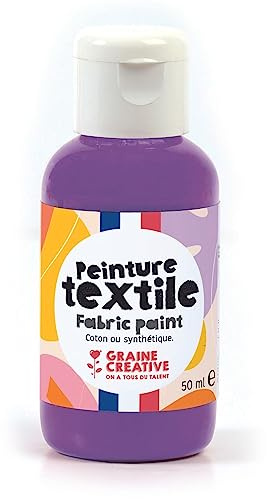 GRAINE CREATIVE Peinture pour textile 50 ml - violet