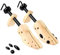 Nicoone Embauchoir Chaussures Unisexe,2PCS Civière Chaussures en Bois de Pins avec 4 Coussinets,Largeur et Longueur Réglable (42-46)