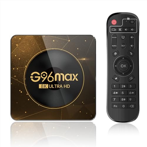 Android TV Box 13,0, WiFi 6 4K HD TV Box, 4GB ROM 64GB ROM RK3528 Quad-Core 64Bit Cortex-A53 Compatible con 2,4G/5G Dual WiFi BT 5,0 Cajas Inteligentes,4gb+64gb