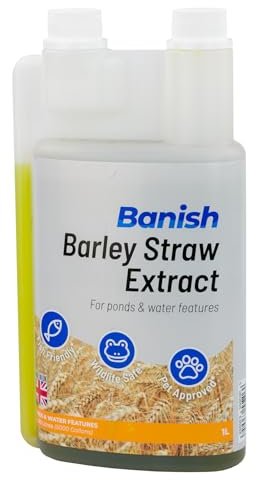 Pisces Banish Barley Straw Extract 1000ml Pond Water Treatment Blanketweed Algae Remover